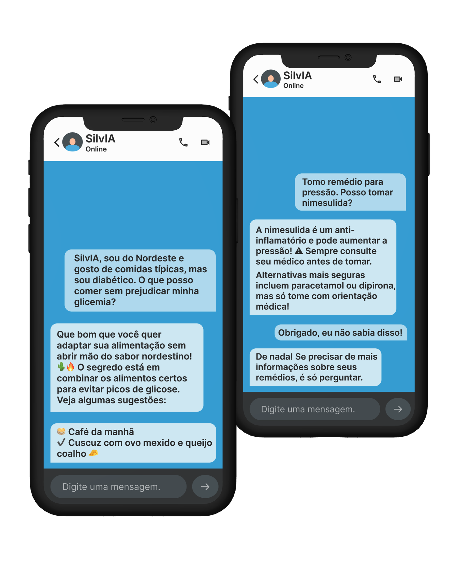 SilvIA em múltiplos canais